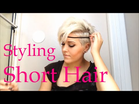How to style really short hair