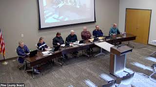 Pine County Board Meeting - Nov 18th, 2025