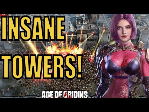 MY BEST RUN EVER! Infinite Zombies Tower Defense! Age of Origins Strategy MMO!