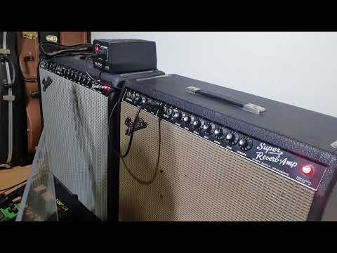 1967 Fender Super Reverb CRANKED Vintage Amp Tone w/Foley PRE CBS Pickups & CS Strat