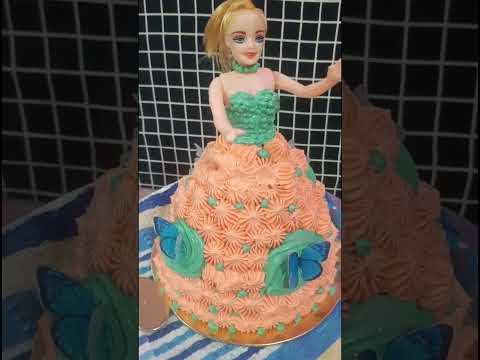 Barbie doll cake with new design
