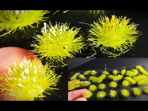 DIY Static Grass Tufts & Flowers