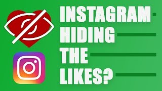 HIDDEN LIKE COUNT ON INSTAGRAM? - INSTAGRAM REMOVING LIKE COUNT FOR POSTS
