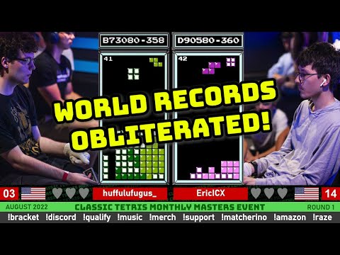 First time COLORS IN COMP! Huff, Eric | Classic Tetris Monthly Masters Aug. 22