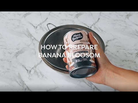 How To Prepare Banana Blossom