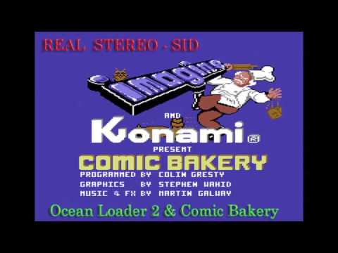 Ocean Loader 2 & Comic Bakery Music (C64 Real STEREO SID)