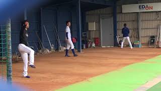 中日ドラゴンズ 沖縄北谷キャンプ 2020年2月9日 吉見・岡田・又吉ブルペン投球②　※ブルペン捕手との会話がよく聞こえます！