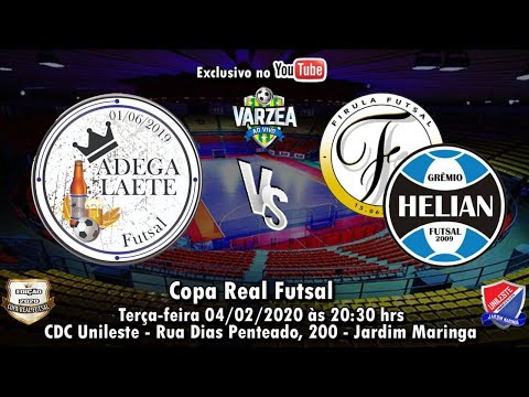 Adega Laete FS  x  Firula/Helian FS - Copa Real Futsal 2020