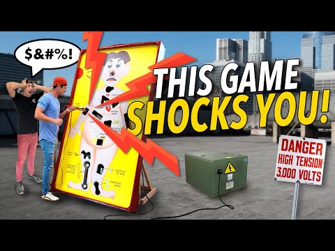 We Built a GIANT Operation Game... That Shocks You! ⚡ (Ft. @BuildItDad and @CharlieBerens )