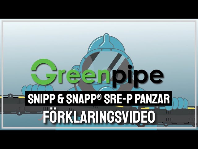 greenpipe Kabelrör panzar delat 110 sre
