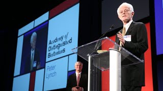 Peter Lynch - Academy of Distinguished Bostonians Award Speech on Volunteerism