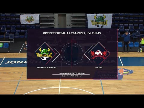 Optibet Futsal A Lyga | Jonavos Vikingai - FK VIP | Rungtynių Santrauka |