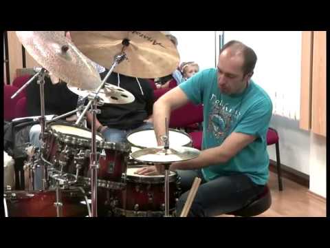 Martin Vajgl - workshop Benešov - 2. část ladění malého bubnu
