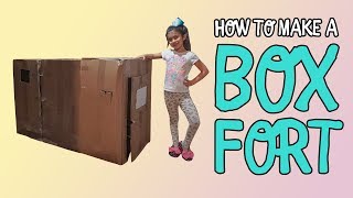 How To Build a Box Fort for KIDS (Simply & Easy)