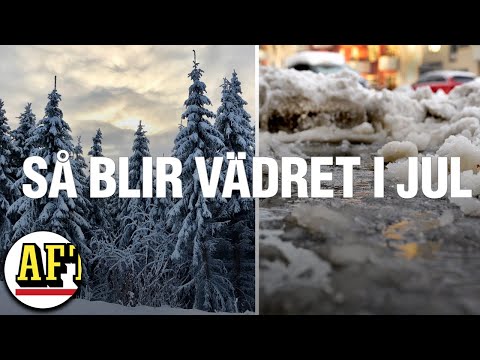 Så blir vädret i jul – här blir det snö