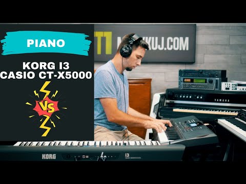 KORG I3 VS Casio CT X5000 Piano
