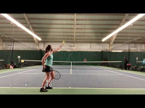 1/31/'22 USTA NTRP 3.5 women's singles set 1