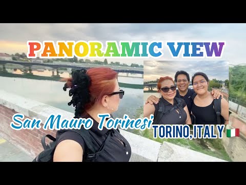BEAUTIFUL PANORAMIC VIEW IN SAN MAURO TORINESE#youtube#panorama#vlog #adventure#pinayvloggerinitaly