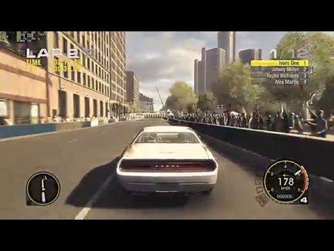 Race Driver Grid Walkthrough Part 25 - [USA] Dodge Motor City Cup