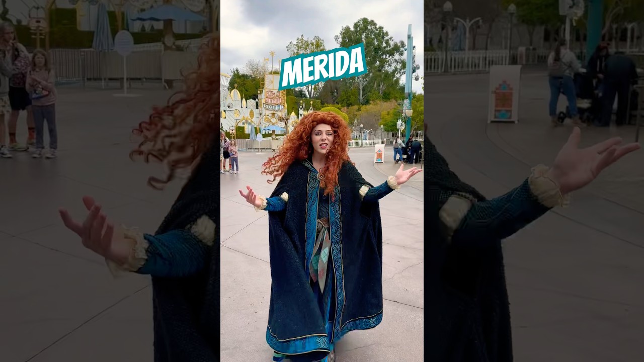 Merida at Disneyland #disney #pixar #brave #character
