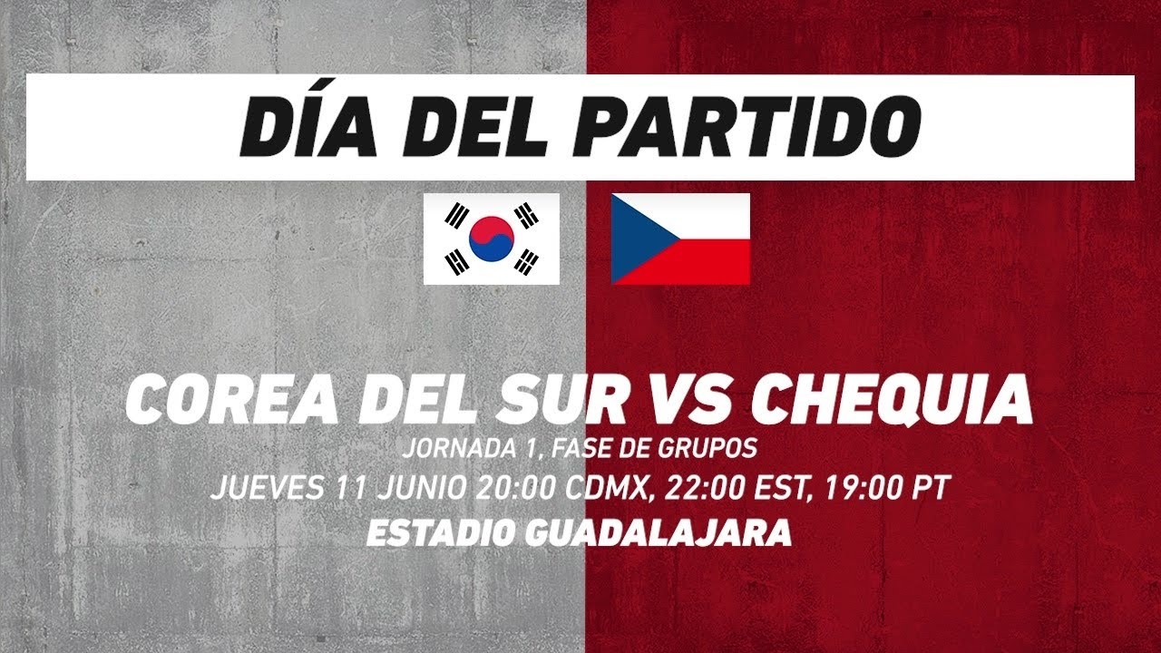 Corea del Sur vs Chequia, frente a frente: Futbol