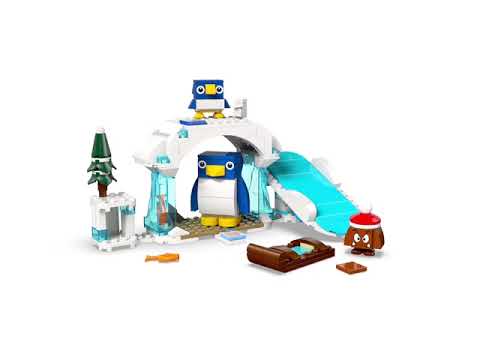 Vidéo LEGO Super Mario 71430 : Ensemble d’extension Aventure dans la neige pour la famille Pingouin