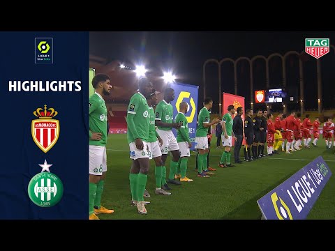 AS MONACO - AS SAINT-ÉTIENNE (2 - 2) - Highlights - (ASM - ASSE) / 2020-2021