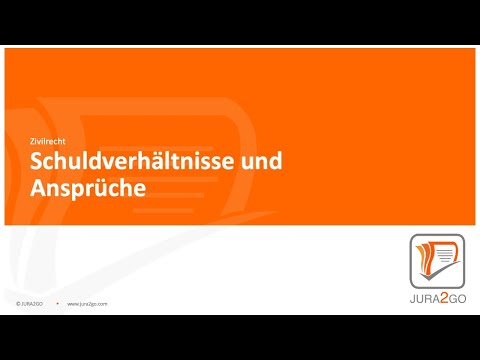 ZIVILRECHT - Schuldverhältnisse und Ansprüche - www.jura2go.com