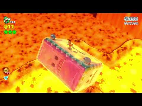 Super Mario 3D World (Switch) 8-7 100% Speedrun - Time: 62 (WR)