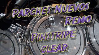 Video thumbnail for Parches nuevos vs Parches viejos | Así suena Remo Pinstripe Clear | Hugo Zerecero by Hugo Zerecero
