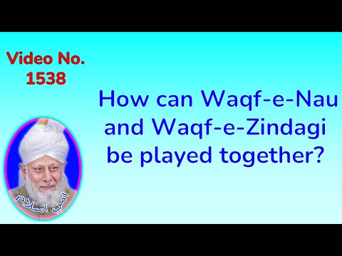 How can Waqf-e-Nau and Waqf-e-Zindagi be played together? (1538)
