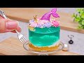Mini Cake Amazing Miniature OCEAN Cake Wonderful Mermaid Cake Recipe By Mini Bakery