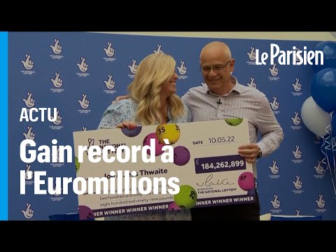 « Extraordinaire et irréel » : un couple remporte près de 217 millions d’euros à l'Euromillions