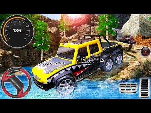 6×6 Offroad Jeep Drive - Offroad Mud Runner Truck Adventure - Android Gameplay