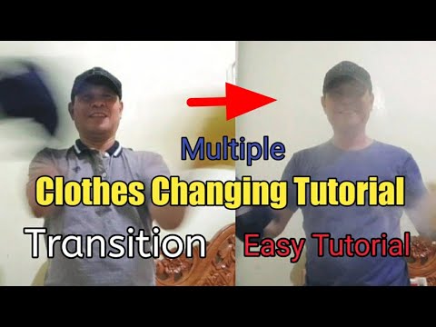 How To Make TikTok  Transition Video On Android /Clothes Changing Tutorial/TikTok New Transition sdt