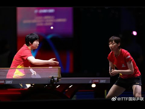 WANGMANYU/KUAIMAN-KATARZYNA WEGRZYN/ZUZANNA WIELGOS-ITTF World Table Tennis Championships Finals Doh