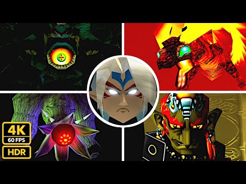 Fierce Deity Annihilates ALL Ocarina of Time Bosses in UNDER 5 MINUTES | 4K HDR 60fps