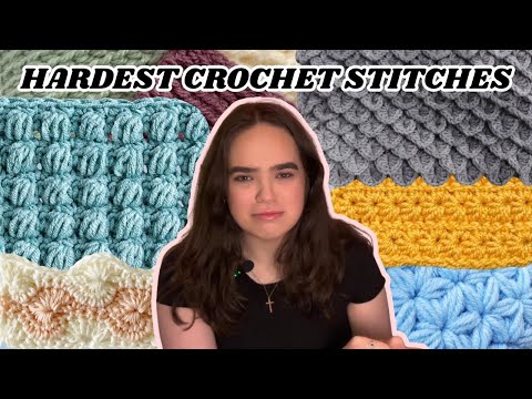Ranking The 11 HARDEST Crochet Stitches!!