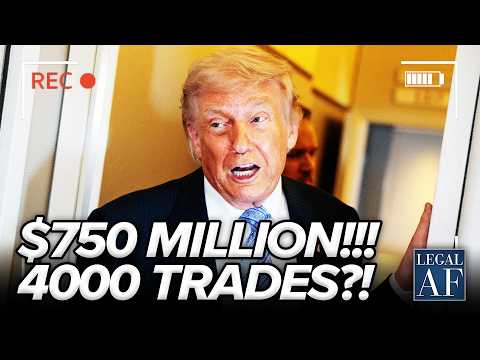 Trump COMPLETELY EXPOSES Himself with 4000 TRADES!!!