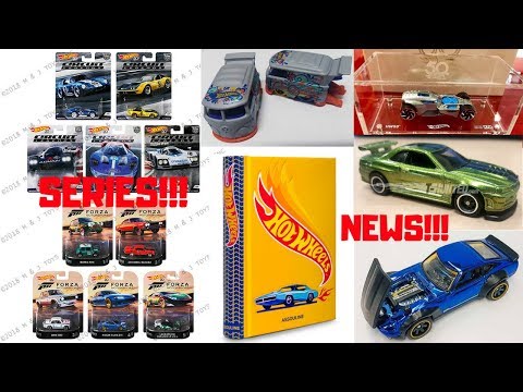 Hot Wheels 2018 Series, ZAMACS, 2019 Super Treasure Hunt, Book,... Hot Wheels News!!! 13+