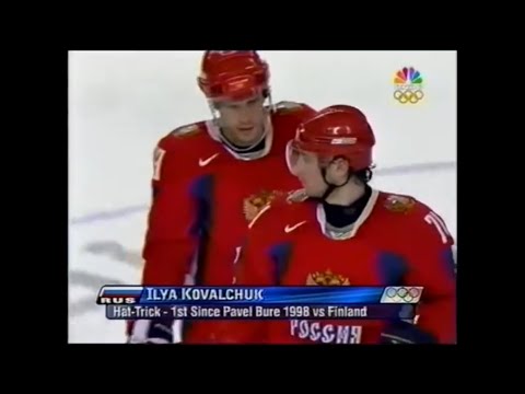 Russia vs Latvia - Feb. 19, 2006 - Ilya Kovalchuk, Alexei Yashin, Arturs Irbe