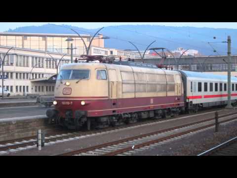 Die letzte 103 im DB-Dienst: 103 113 in Heidelberg Hbf