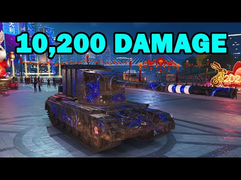 FV4005 - 10,200 Damage | World of Tanks