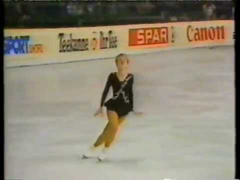 Claudia Leistner 1982 Europeans Long Program