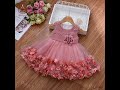 baby pink and stylish frock designs for girls dress 👗