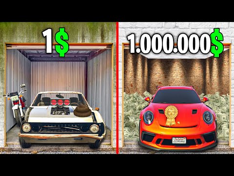 COMPRO AUTO ALL'ASTA: GARAGE da 1$ a 1,000,000$ in GTA 5 RP!