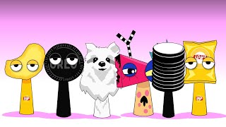 Sprunki OC  Lays,Ureo , Zooble , Gabe  All Phase Meets Phase 4 (Compilation Sprunki Incredibox)