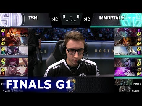 TSM vs Immortals | Game 1 Grand Finals S7 NA LCS Summer 2017 Play-Offs Boston | TSM vs IMT G1