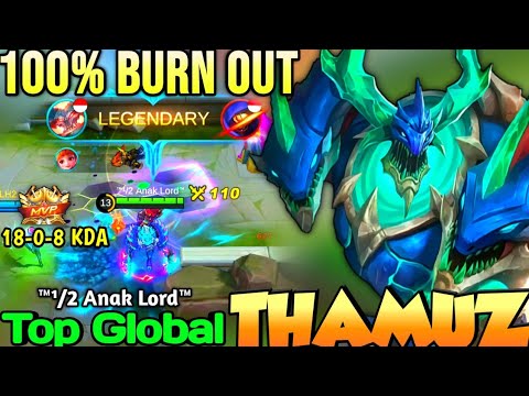 THAMUZ BEST BUILD IN 2021 | TOP GLOBAL THAMUZ ™¹/2 Anak Lord™ - MOBILE LEGENDS