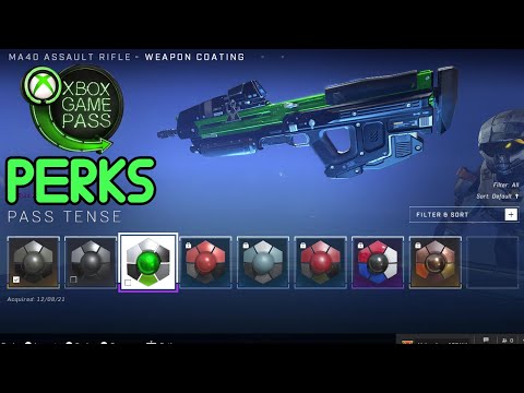 Exclusive Halo Infinite Game Pass Ultimate Perks | MA40 "Pass Tense" Weapon Coating #shorts